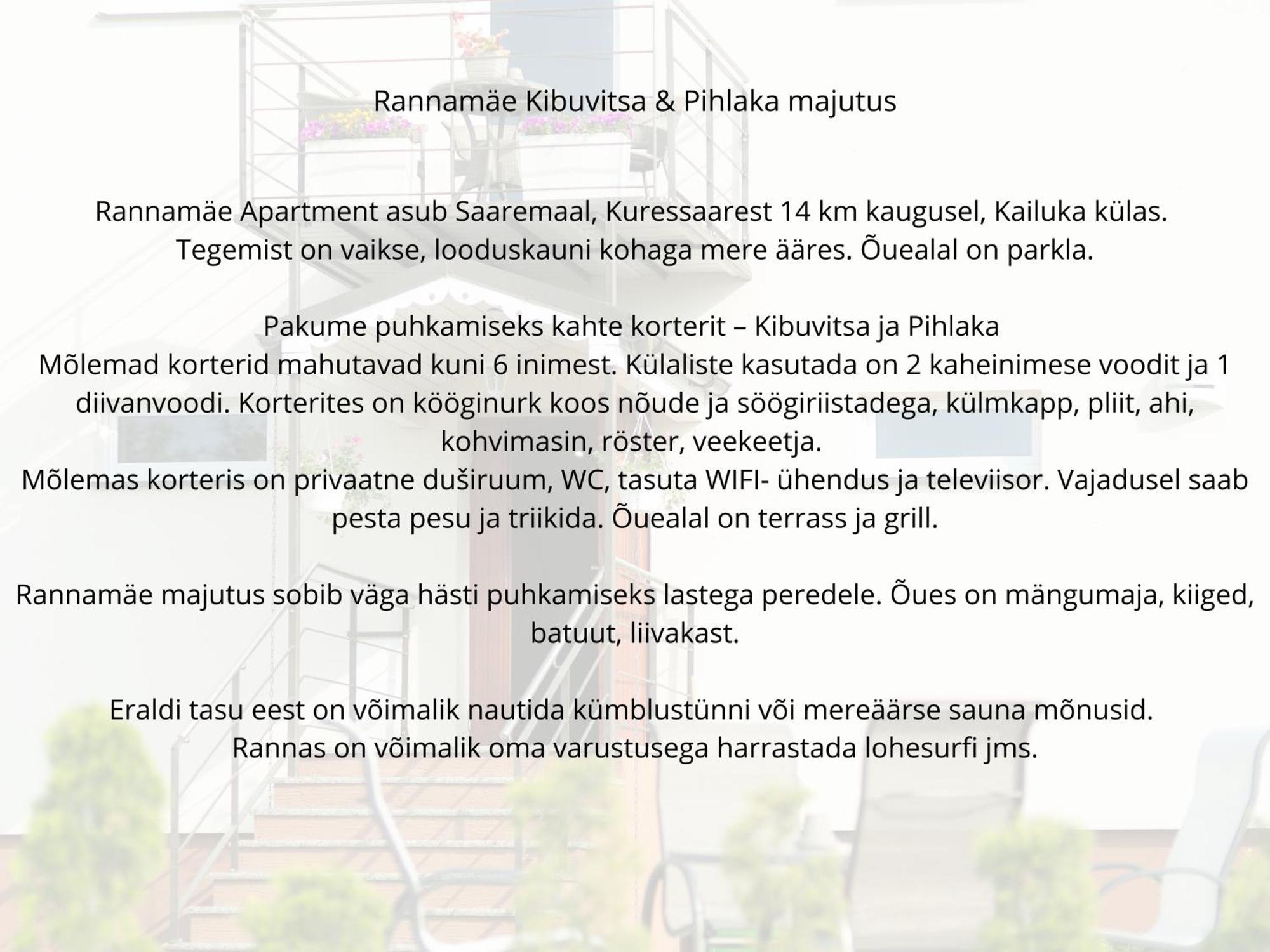 Rannamaee Apartments Suur-Rootsi Δωμάτιο φωτογραφία